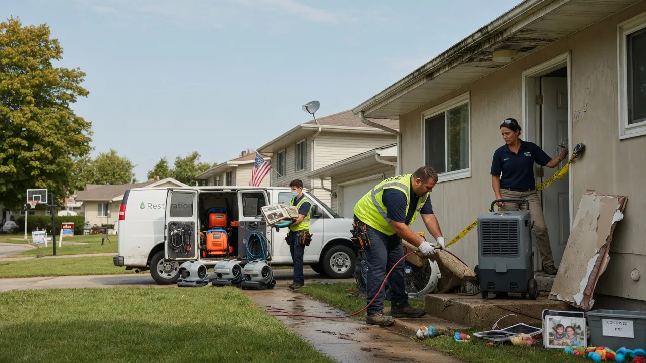 Water Damage Restoration in Newtown, IN near me